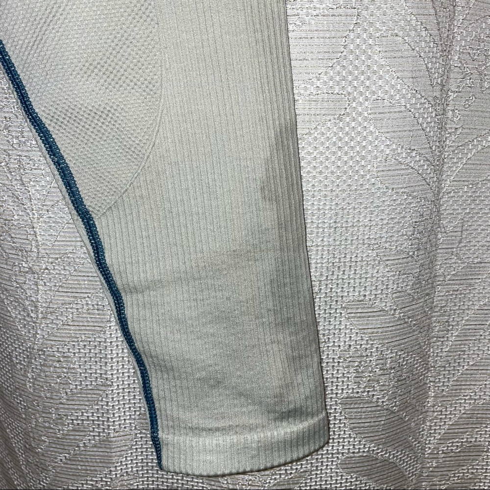Victoria Secret PINK Tight Womens Seamless High Waist Rib Blue Leggings - Picture 6 of 6